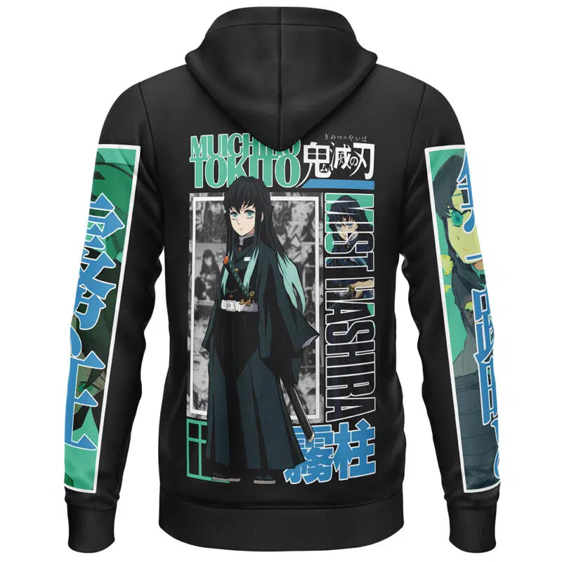 Muichiro Tokito Demon Slayer Streetwear Lightweight Hoodie