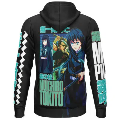 Muichiro Tokito V2 Demon Slayer Lightweight Hoodie