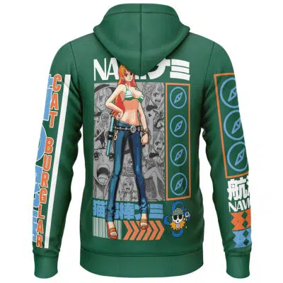Nami One Piece Streetwear Lightweight Hoodie