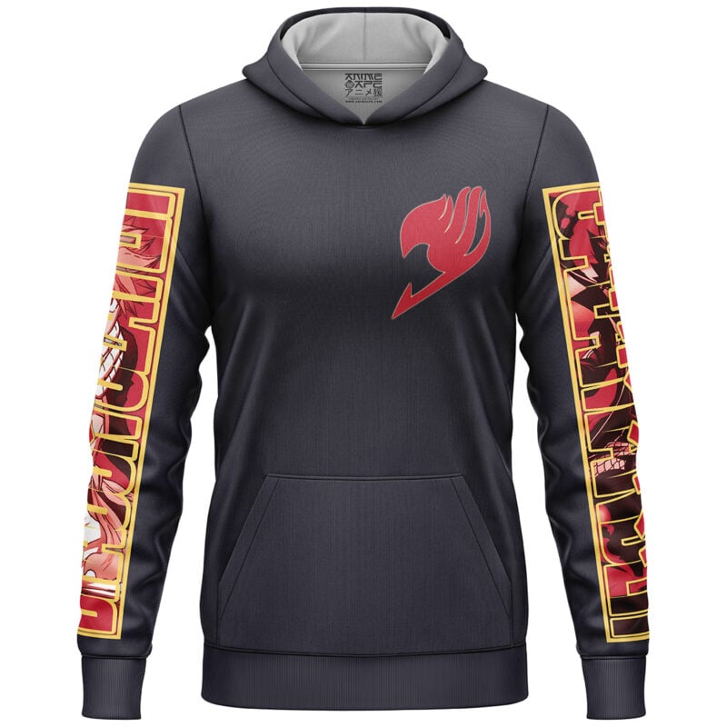 Natsu Dragneel Fairy Tail Streetwear Lightweight Hoodie - Image 2