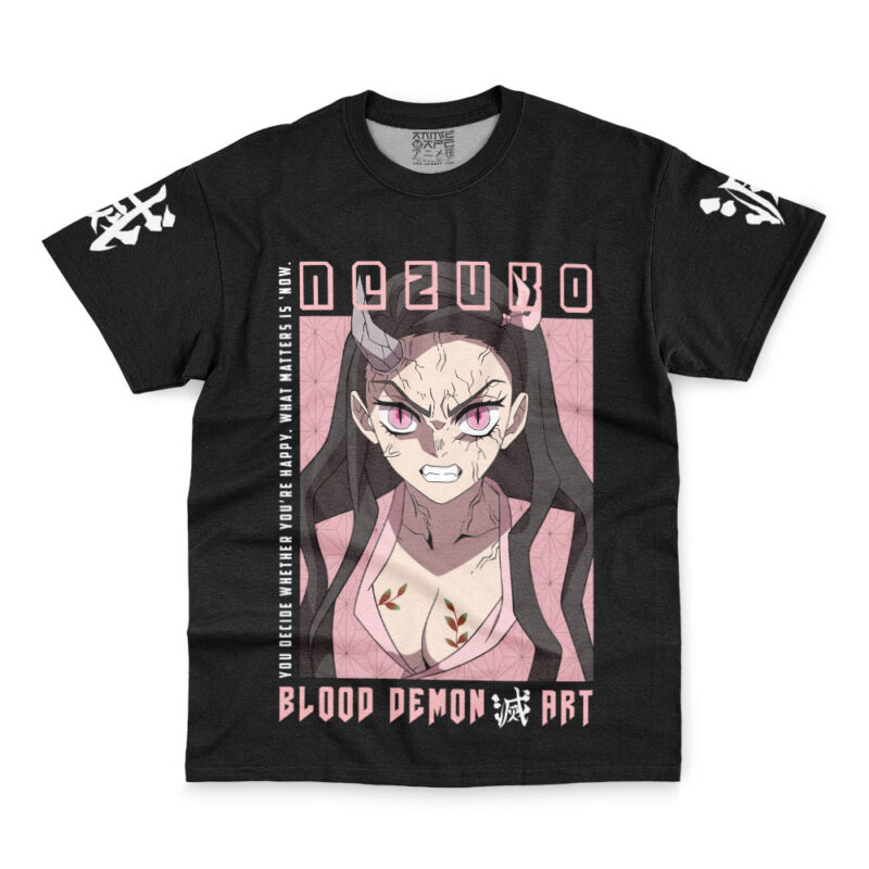 Nezuko Kamado You Decide Demon Slayer Streetwear T-Shirt - Image 2