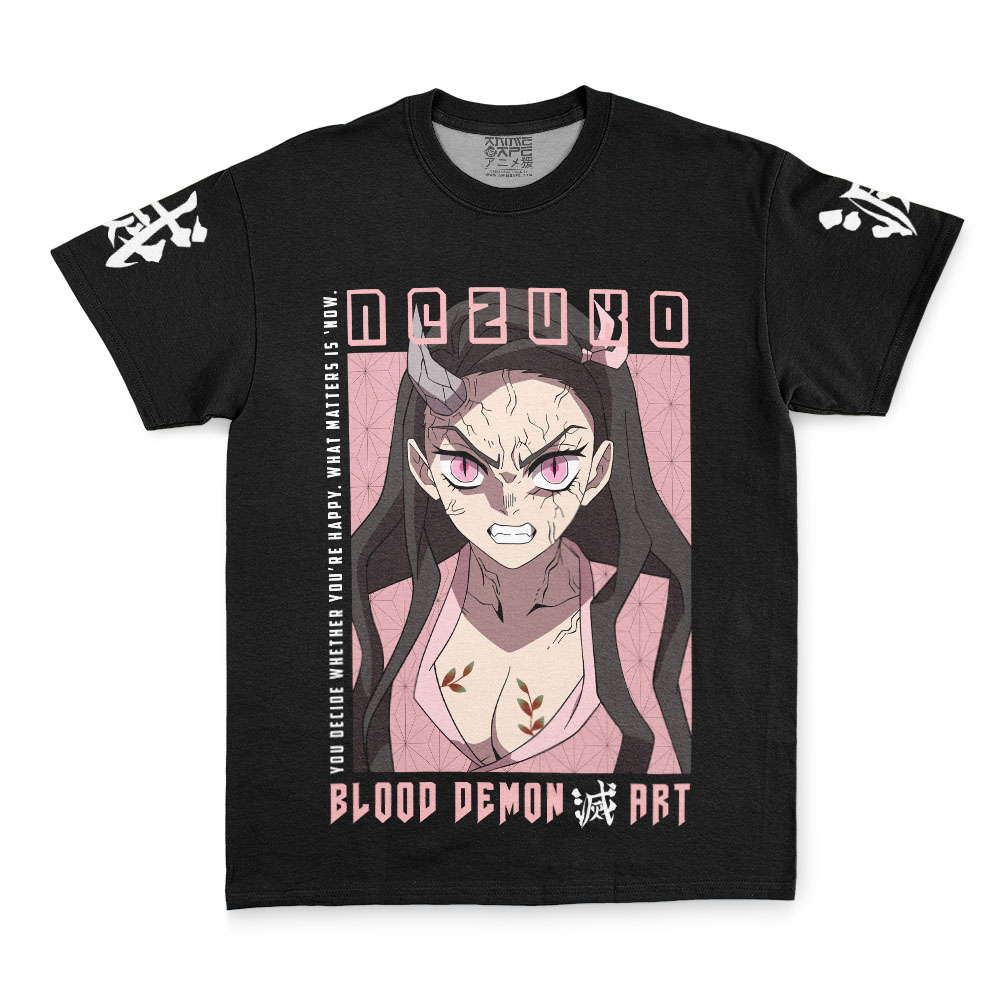 Style3 T-Shirt Uomo Demon Slayer Nezuko - Anime Japan Manga, 100% Cotone, Stampa Originale, Vestibilità Regolare