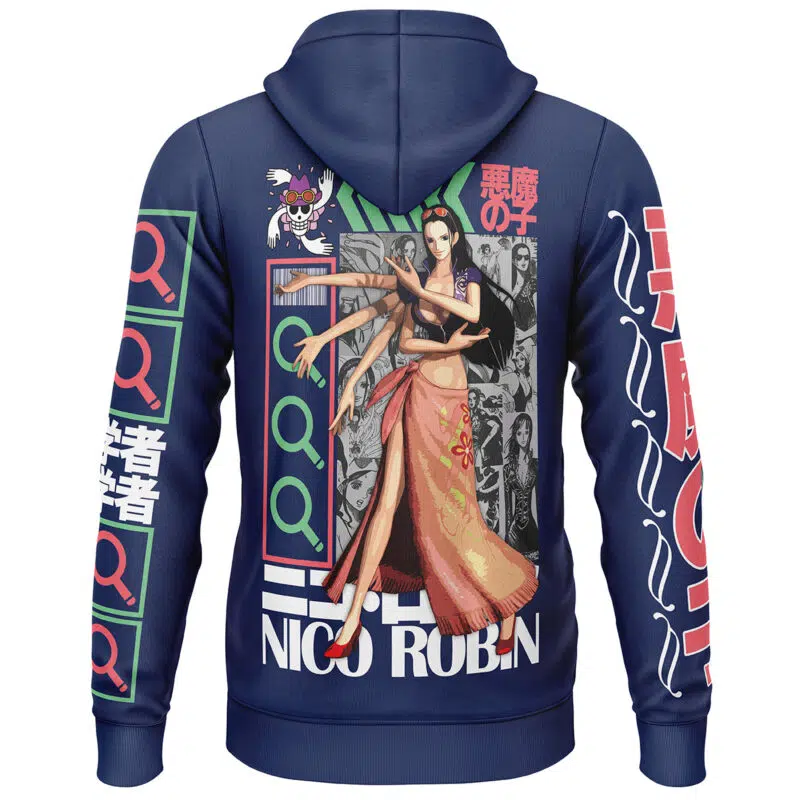 Nico Robin One Piece Streetwear Lightweight Hoodie