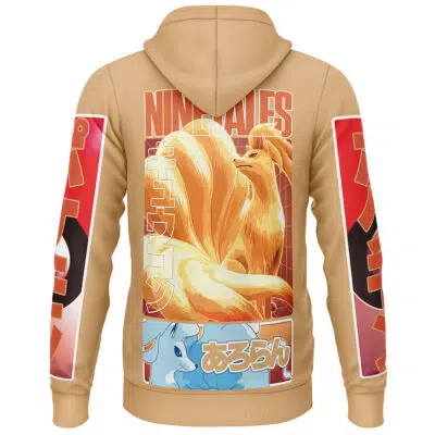 Ninetales Pokemon Streetwear Lightweight Hoodie