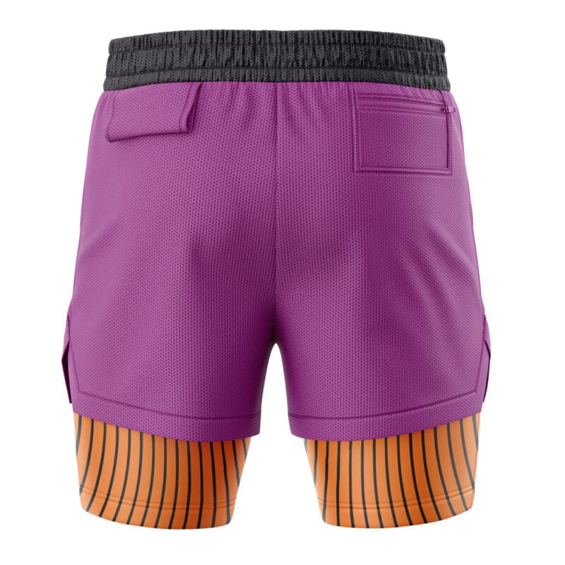 Orange Piccolo Dragon Ball Z 2-in-1 Performance Shorts - Image 4