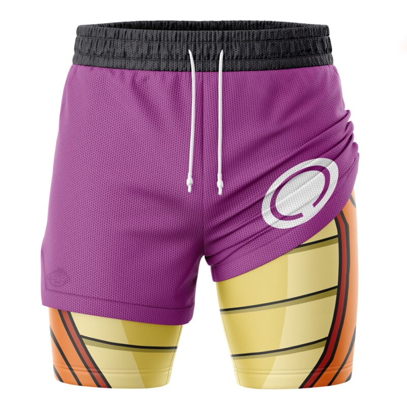 Orange Piccolo Dragon Ball Z 2-in-1 Performance Shorts - Image 3