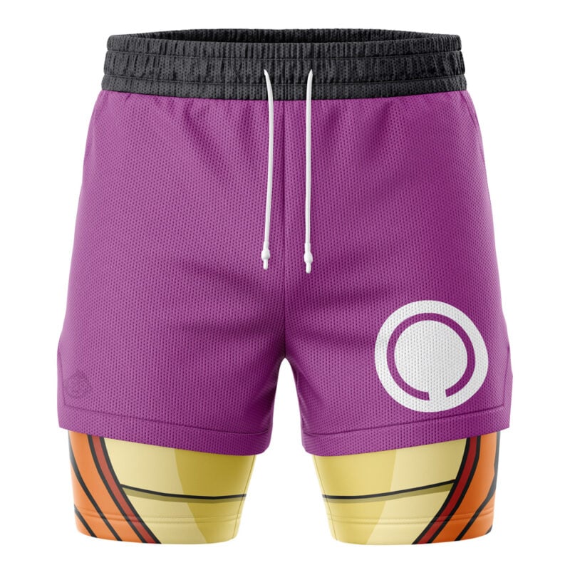 Orange Piccolo Dragon Ball Z 2-in-1 Performance Shorts - Image 2