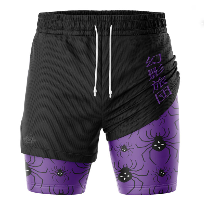 Phantom Troupe Pattern Hunter X Hunter 2-in-1 Performance Shorts - Image 3