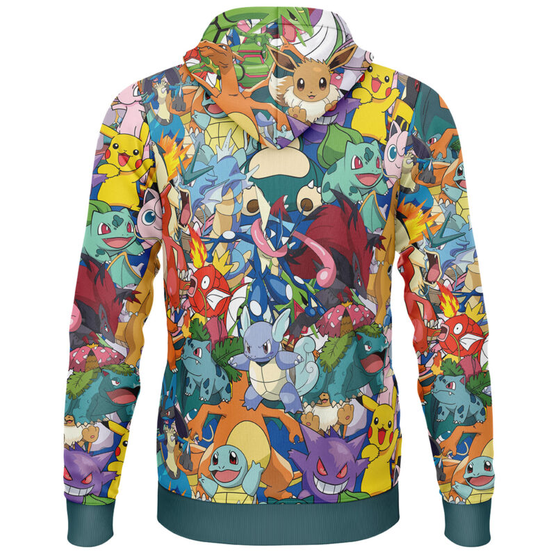 Pocket Monsters Pokemon Lightweight Hoodie - Image 2