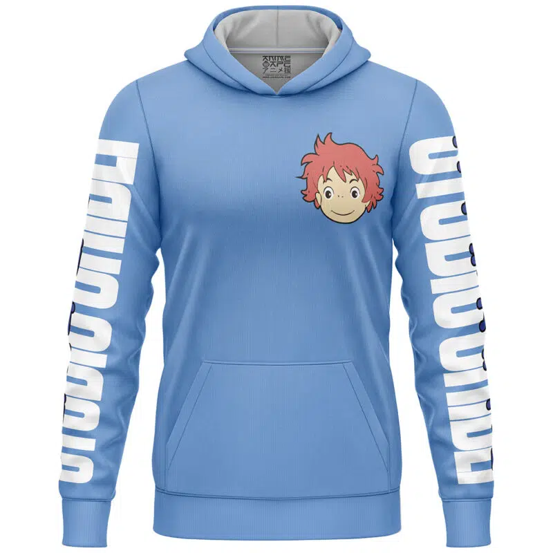 Ponyo Studio Ghibli Streetwear Lightweight Hoodie - Image 2