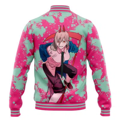 Power Chainsaw Man Varsity Jacket