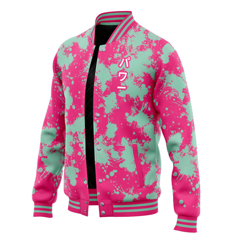 Power Chainsaw Man Varsity Jacket - Image 3