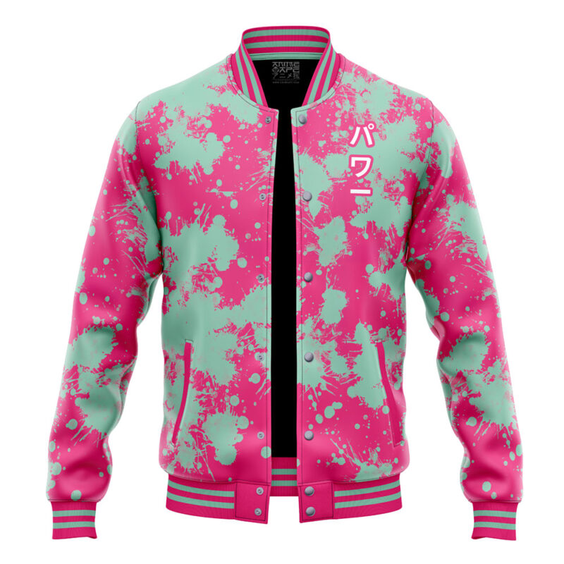 Power Chainsaw Man Varsity Jacket - Image 4