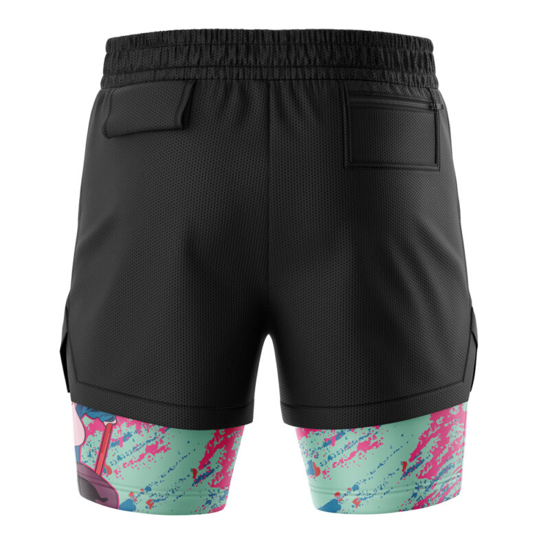 Power Devil Hunter Chainsaw Man 2-in-1 Performance Shorts - Image 4