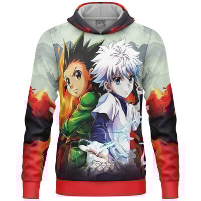 Power Duo Gon & Killua Hunter X Hunter Lightweight Hoodie