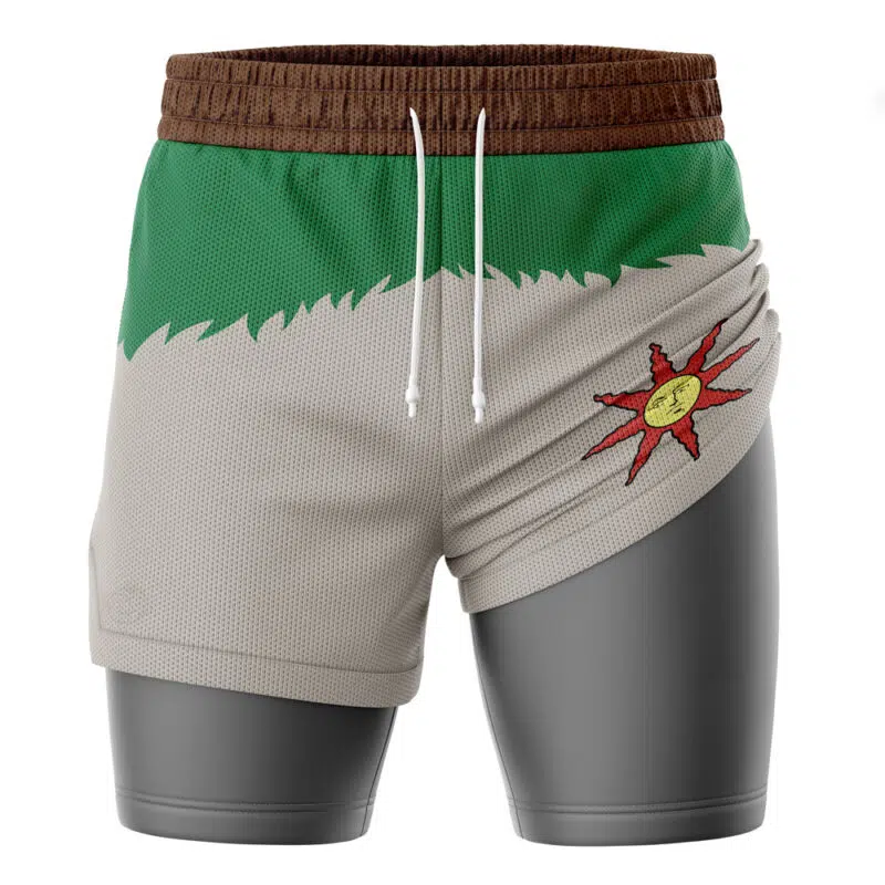 Praise the Sun V2 Dark Souls 2-in-1 Performance Shorts - Image 2