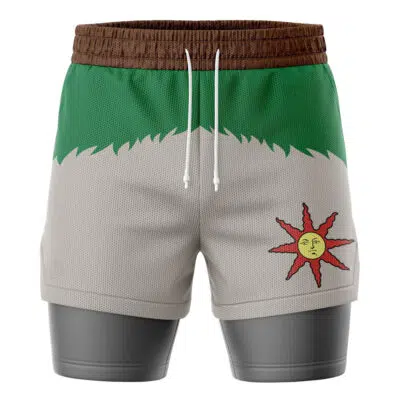 Praise the Sun V2 Dark Souls Demon Slayer 2-in-1 Performance Shorts