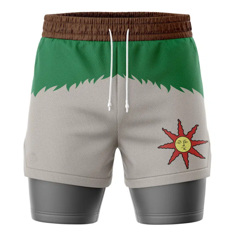 Praise the Sun V2 Dark Souls Demon Slayer 2-in-1 Performance Shorts