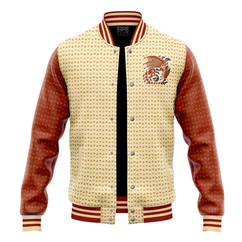 Rathalos Monster Hunter Varsity Jacket - Image 4