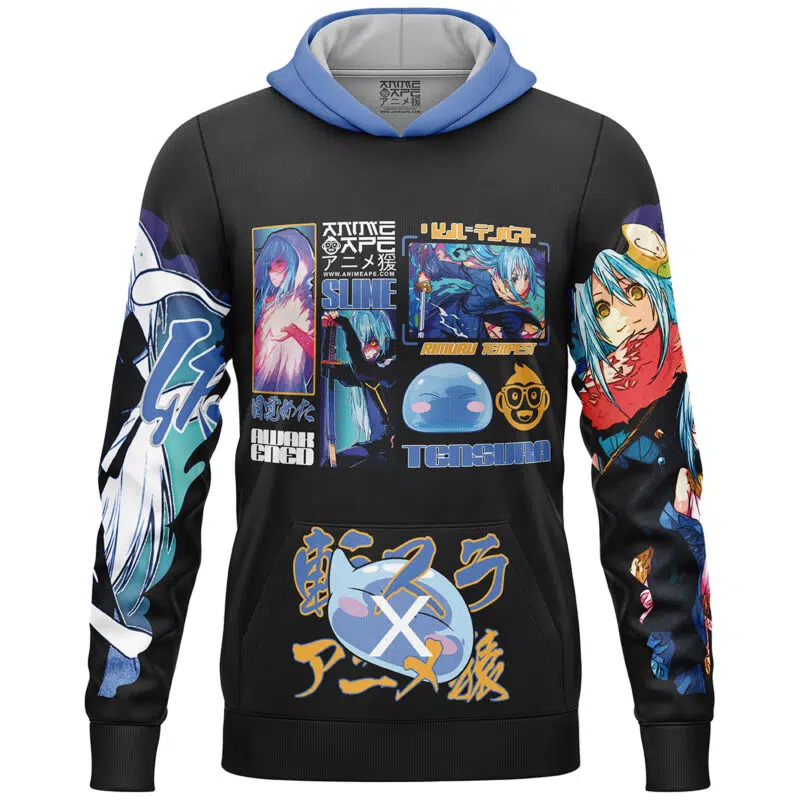 Rimuru Tempest V4 That Time I Got Reincarnated as a Slime Streetwear Lightweight Hoodie - Image 2