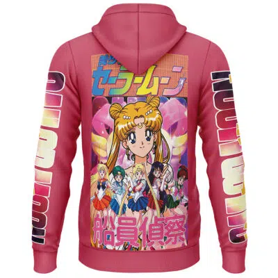 Sailor Scouts Sailor Moon Streetwear Lightweight Hoodie