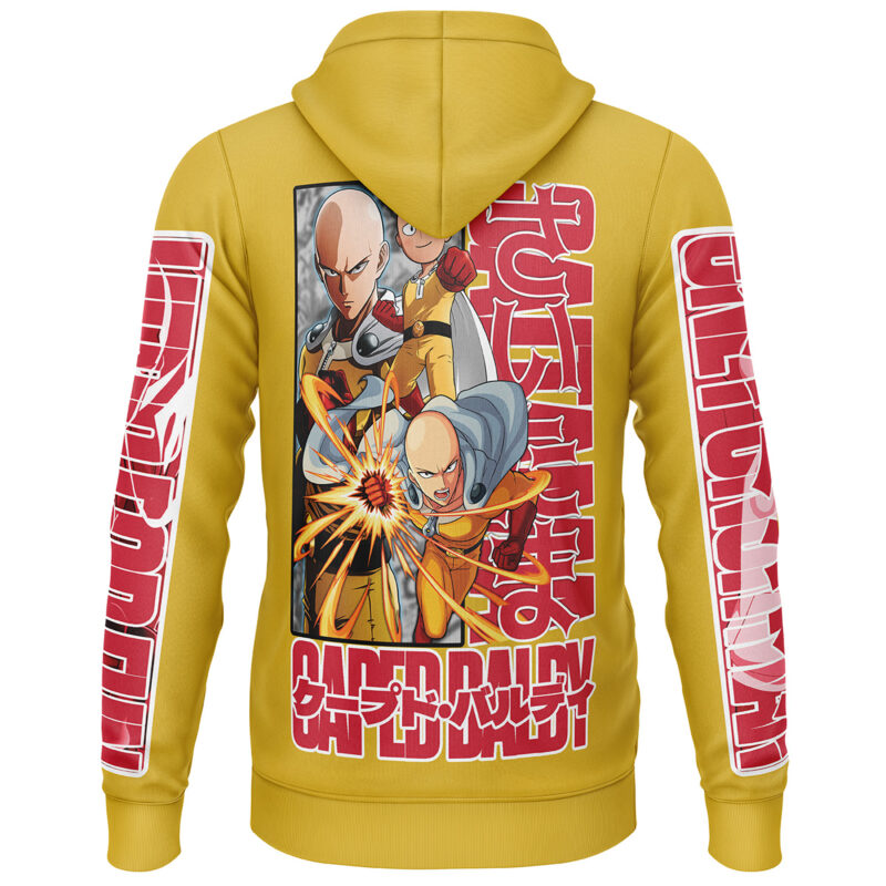 Saitama One Punch Man Streetwear Lightweight Hoodie