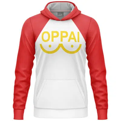 Saitama Oppai One-Punch Man Lightweight Hoodie