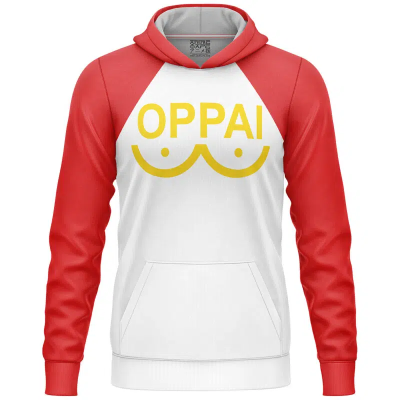 Saitama Oppai One-Punch Man Lightweight Hoodie