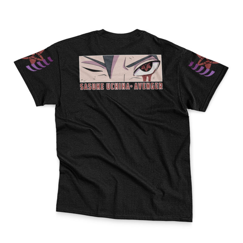 Sasuke Uchiha Avenger Shippuden Streetwear T-Shirt - Image 4