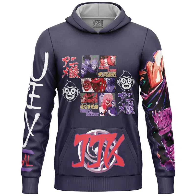Shibuya Incident Jujutsu Kaisen Streetwear Lightweight Hoodie - Image 2
