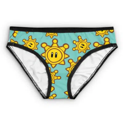 Shine Sprite Super Mario Bros Panties