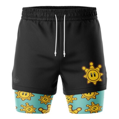 Shine Sprite Super Mario Bros 2-in-1 Performance Shorts
