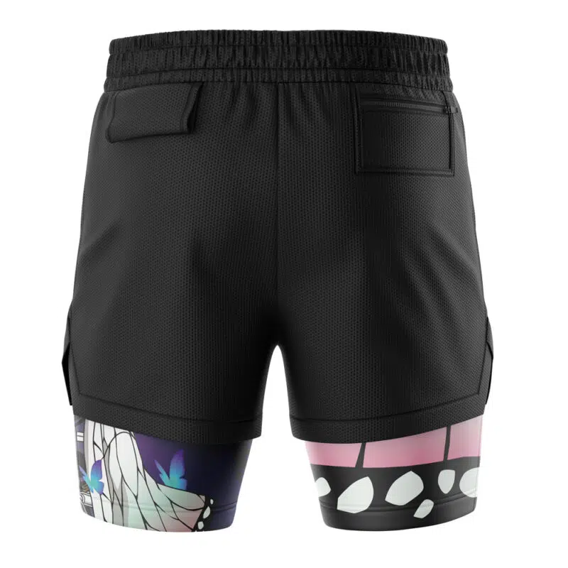 Shinobu Kocho Insect Hashira Demon Slayer 2-in-1 Performance Shorts - Image 4