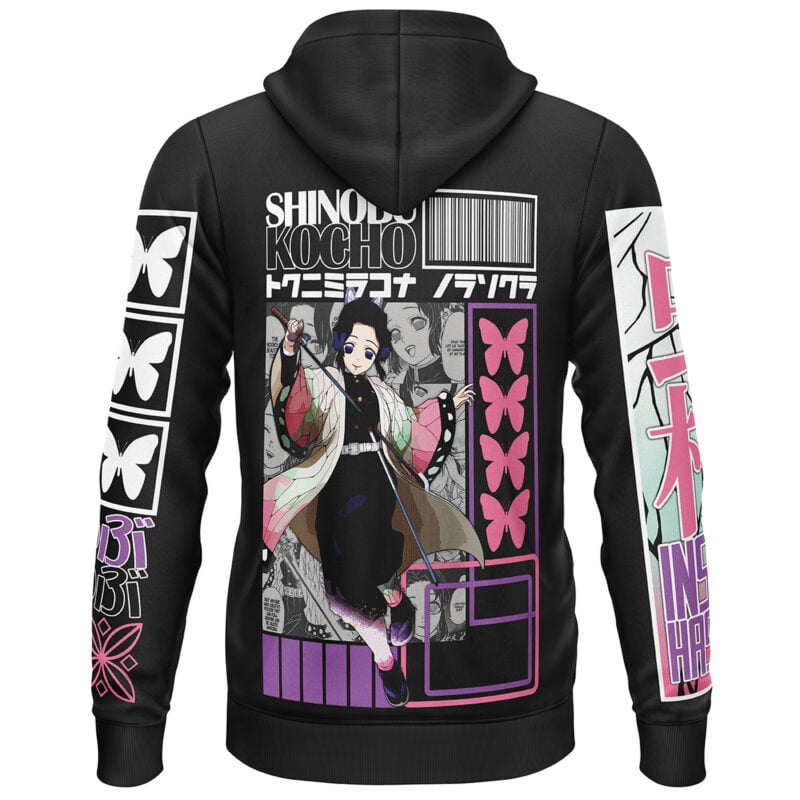 Shinobu Kocho V2 Demon Slayer Streetwear Lightweight Hoodie