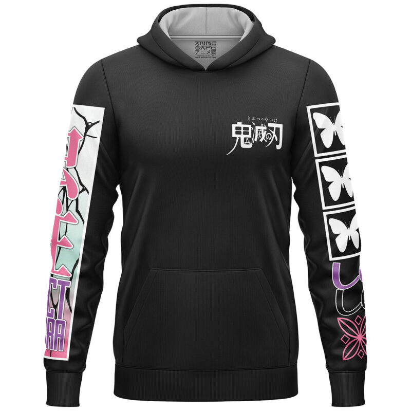 Shinobu Kocho V2 Demon Slayer Streetwear Lightweight Hoodie - Image 2