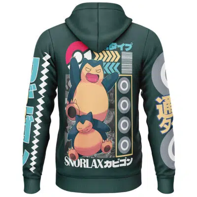 Snorlax V2 Pokemon Streetwear Lightweight Hoodie