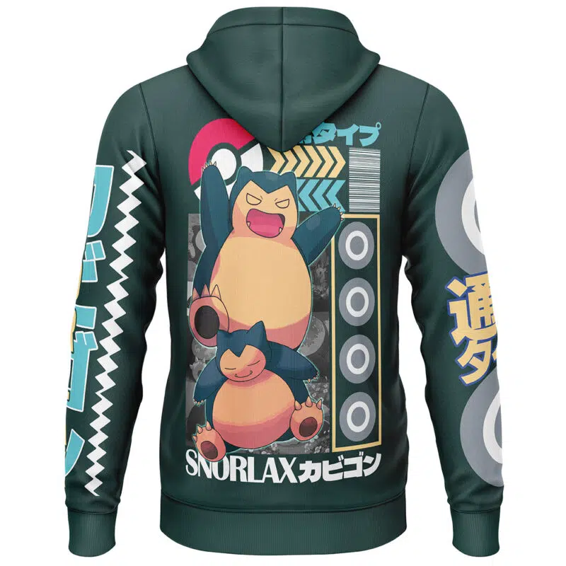 Snorlax V2 Pokemon Streetwear Lightweight Hoodie