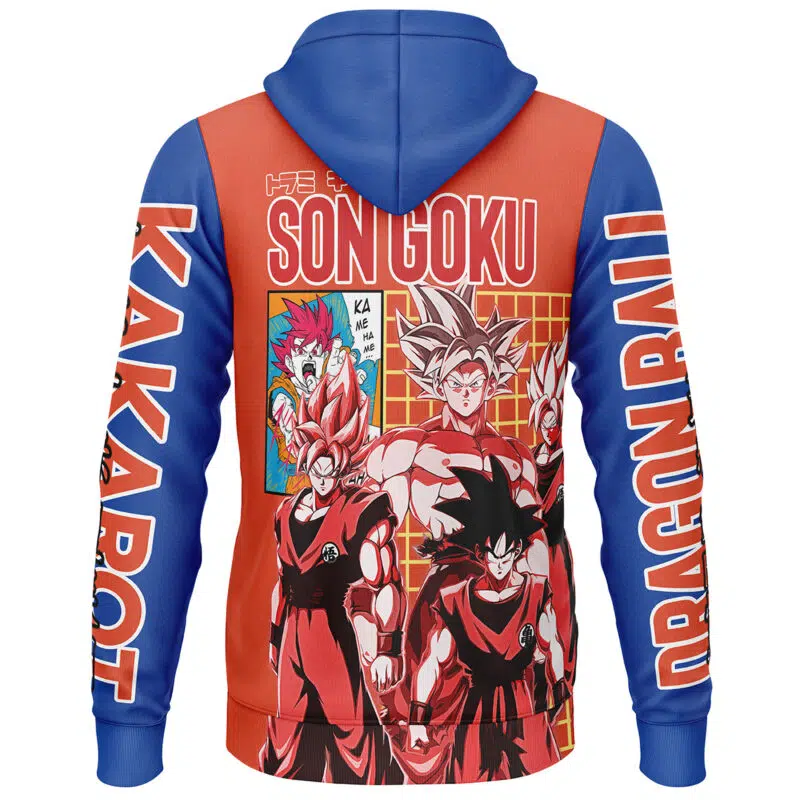Son Goku Dragon Ball Super Streetwear Lightweight Hoodie