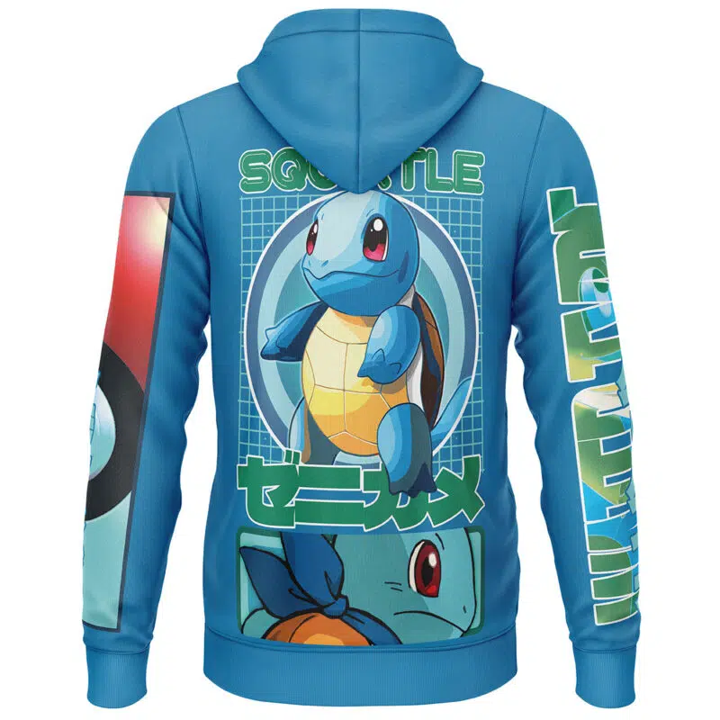 Squirtle Pokemon Streetwear Lightweight Hoodie