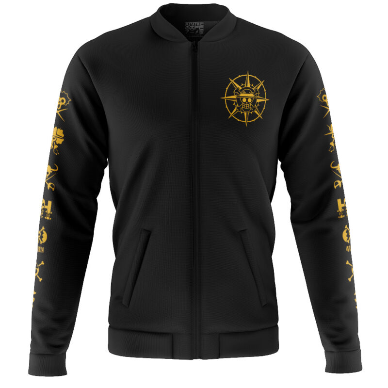 Straw Hat Grand Fleet One Piece Casual Bomber Jacket - Image 2