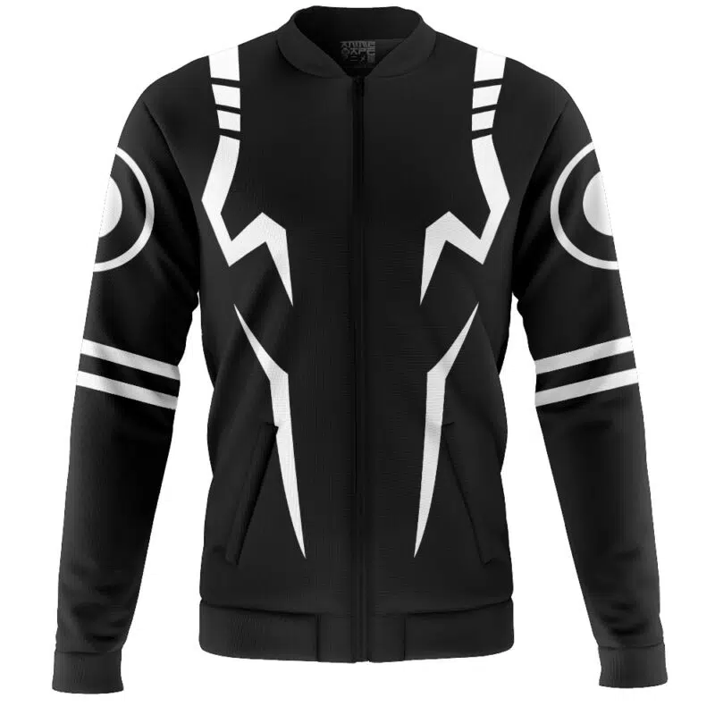 Sukuna White Marks Jujutsu Kaisen Casual Bomber Jacket