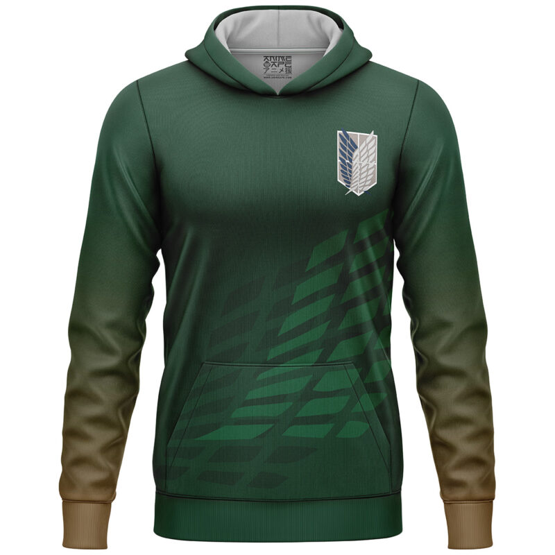 Survey Corps Attack on Titan Lightweight Hoodie - Image 2