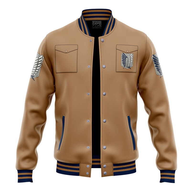 Survey Corps Attack on Titan Varsity Jacket - Image 4