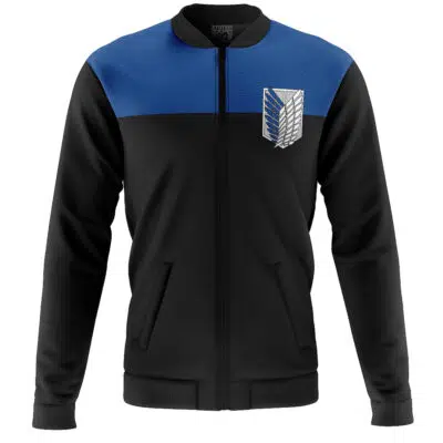 Survey Corps Blue Top Attack On Titan Bomber Jacket