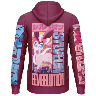 Sylveon Pokemon Streetwear Lightweight Hoodie