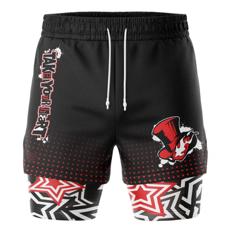 Take Your Heart Persona 5 Hunter 2-in-1 Performance Shorts