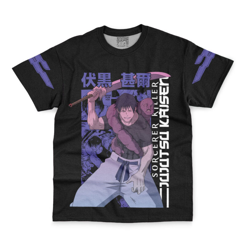Toji Fushiguro Sorcerer Killer Jujutsu Kaisen Streetwear T-Shirt - Image 2