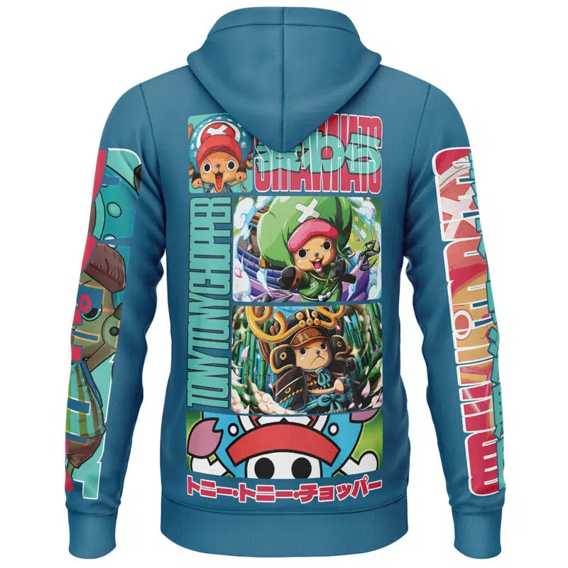 Tony Tony Chopper One Piece Streetwear Lightweight Hoodie