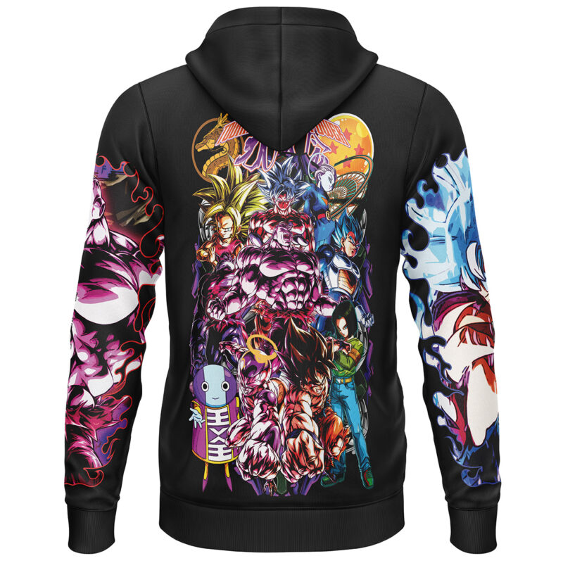 Tournament of Power DBZ Super Streetwear Lightweight Hoodie - Image 2