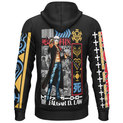 Trafalgar D. Law V2 One Piece Streetwear Lightweight Hoodie